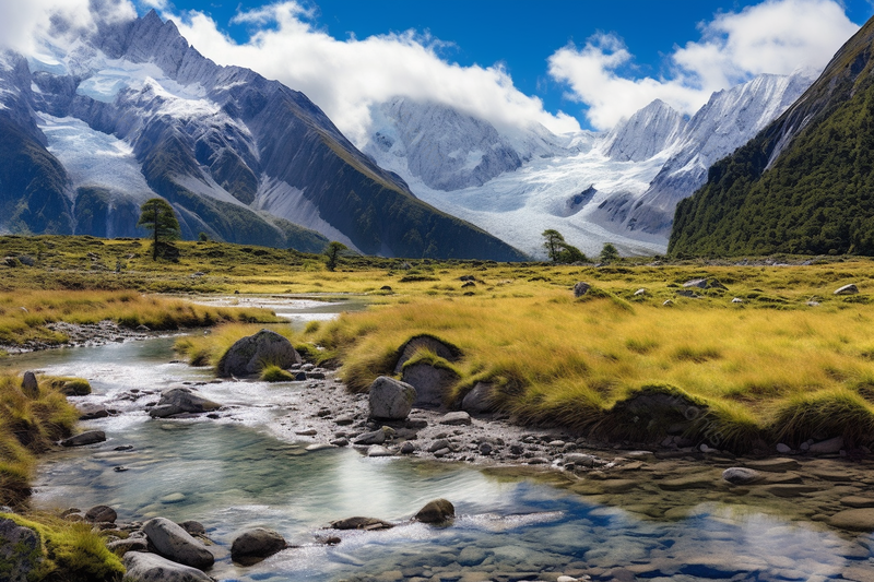 雪山绿草河流高清图片清晰摄影图四川稻城亚丁夏诺多吉神山,高清,摄影图,摄影图片,图片大全,摄影图免费下载